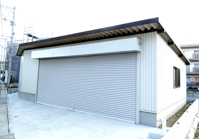 RESULTS｜施工実績｜Ｓ様車庫 新築